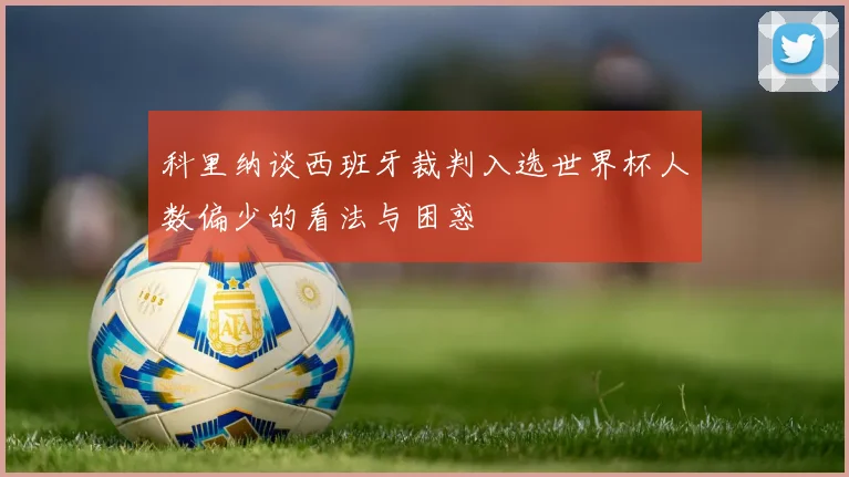 科里纳谈西班牙裁判入选世界杯人数偏少的看法与困惑